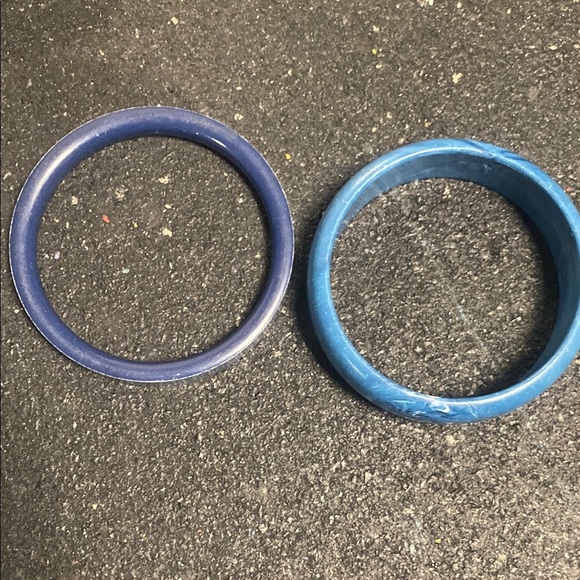 Blue Bangle Bracelets - Picture 3 of 4